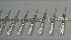 Connector parts plated with SILVERON™ GT101 Bright Silver finishes