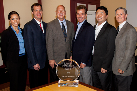 Dow's Electronic Materials Business Wins Texas Instruments' 2013 Supplier Excellence Award